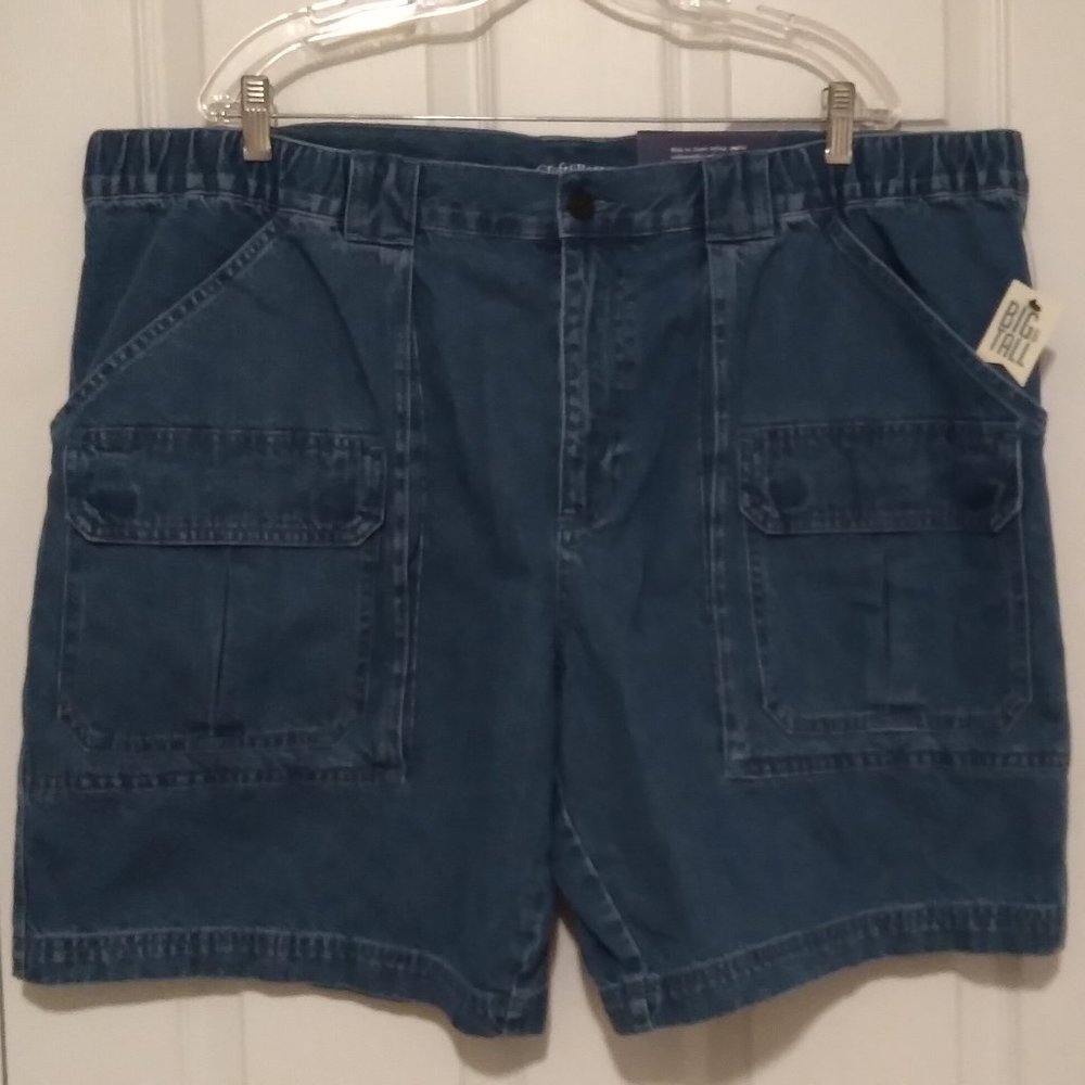 Croft & Barrow Men's Denim Cargo Shorts